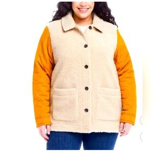 Weatherproof Vintage Ladies' Quilted Mixed Media Jacket Size XXL NWT